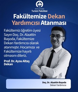 Tebrik- Dekan Yardımcısı Ataması